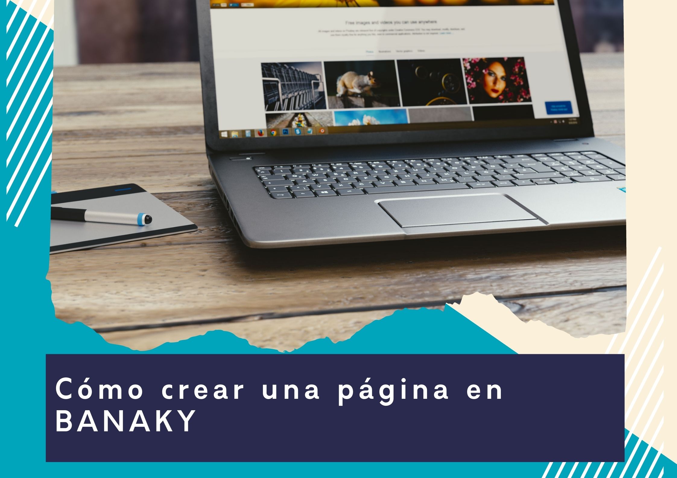 Cómo crear una página en Banaky
